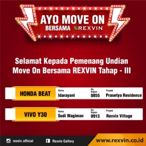 Pemenang Tahap 3-undian move on bersama rexvin