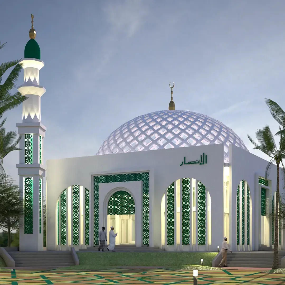 tampak masjid utama di perumahan green medina batam