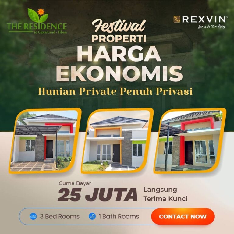 The Residence Lokasi Tiban Centre - Promo Festival Properti Harga Ekonomis