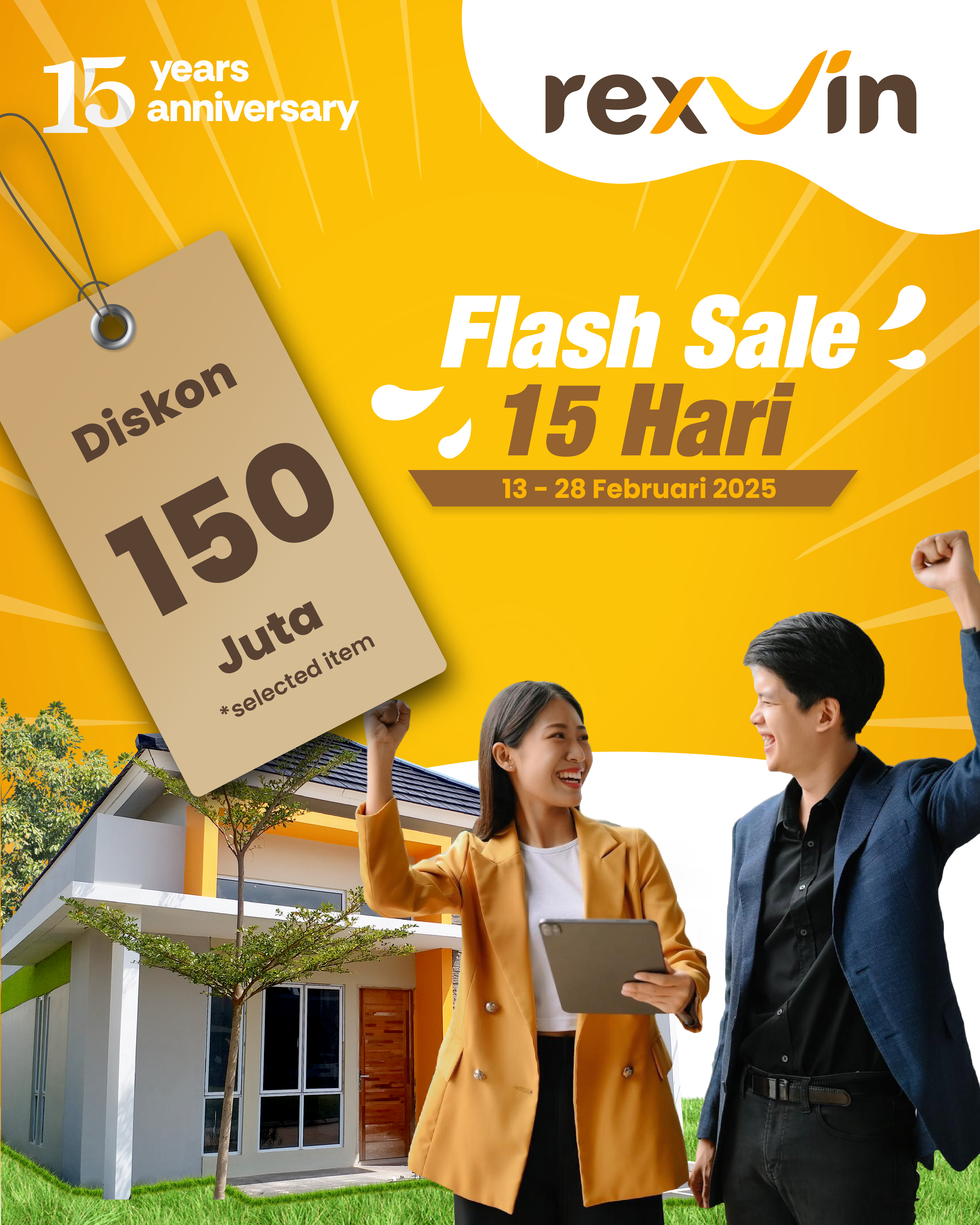 Flash Sale dari Rexvin Diskon 150 Juta